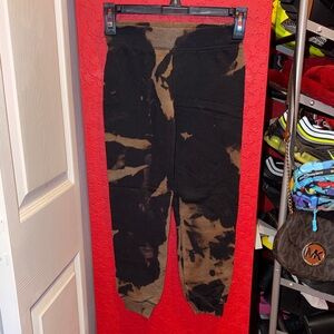 Hanes Black and Brown Kids Sweatpants